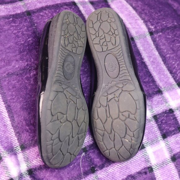 BLACK FLATS 7 Earth Spirit Laced Stretch Elastic Slip-on Work Office Classic - Picture 7 of 9